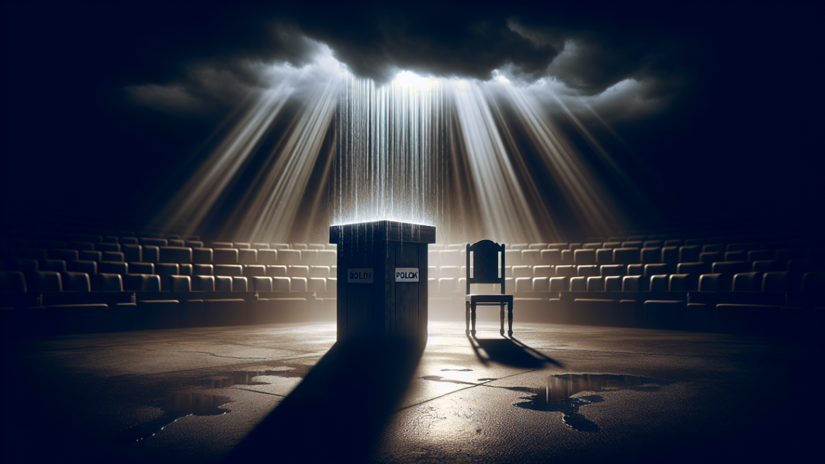 alt_text: "Election 2025 tension: Seat won but contested. Political showdown in full swing."