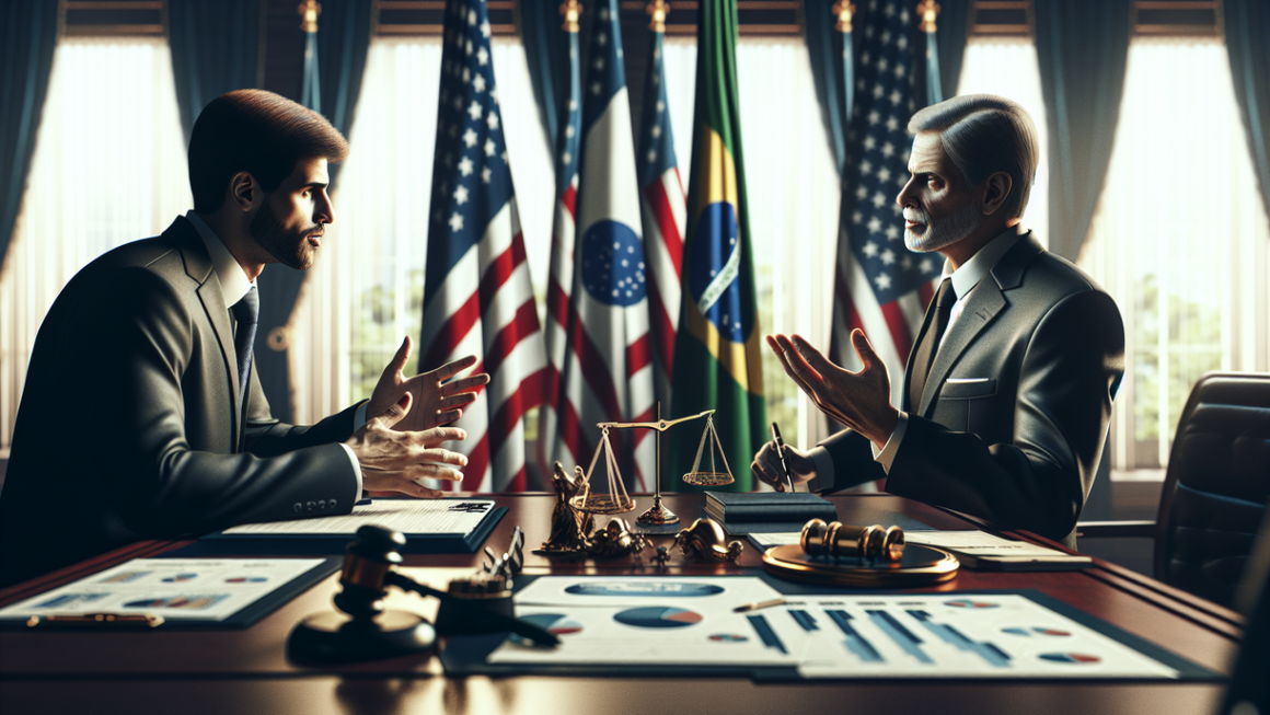 alt_text: Lula and Trump discussing crime, trade, and power in a diplomatic meeting setting.