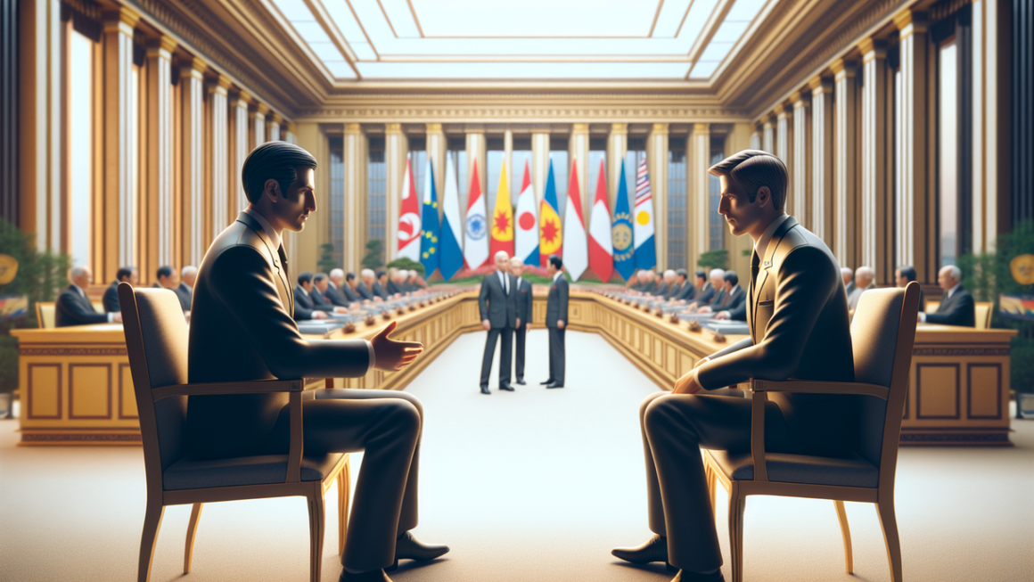 alt_text: "Headline: US–China Tensions Shape Iran Debate; intertwined flags and geopolitical map."