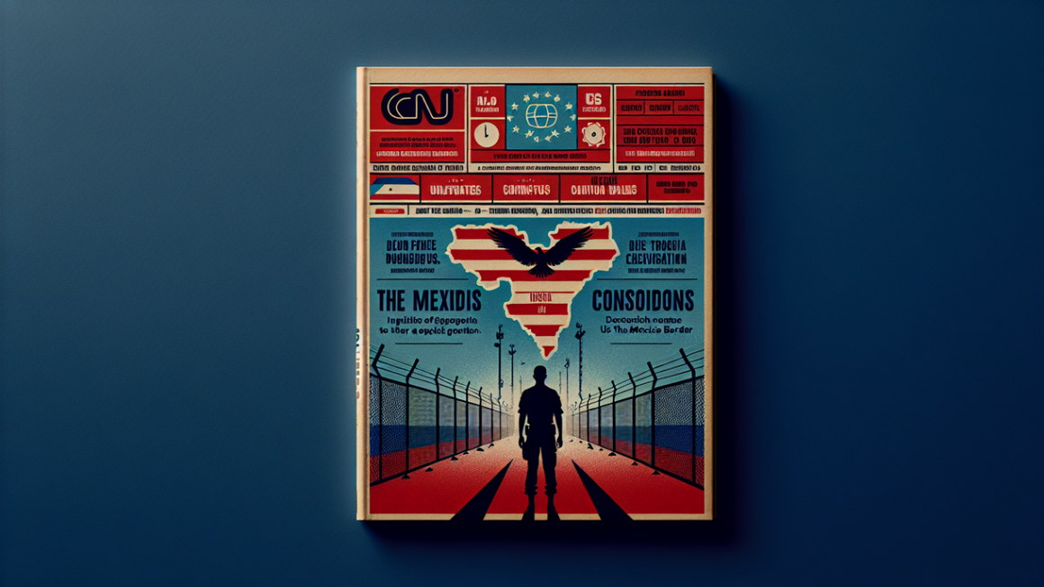 alt_text: A border security checkpoint with signs emphasizing the importance of context in policy discussions.